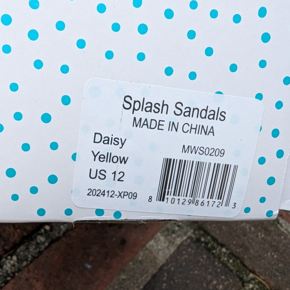 Ten Little Toddler Splash Sandals In Daisy Yellow - Picture 3 of 8